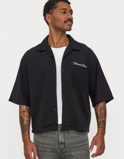 Okinawa Resort Short Sleeve Shirt in Cloud