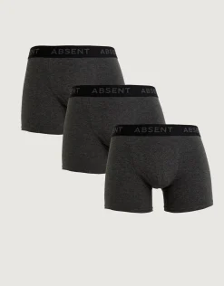 Organic Cotton 3 Pack Boxers in Black