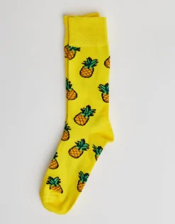 Organic Cotton Rubber Duck Dress Socks in Blue