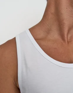Organic Relax Fit Singlet in Black