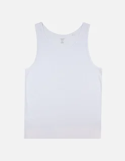 Organic Relax Fit Singlet in White