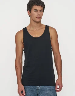 Organic Relax Fit Singlet in White