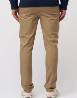 Organic Tapered Fit Chinos in Stone 002