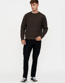 Organic Tapered Fit Chinos in Caramel