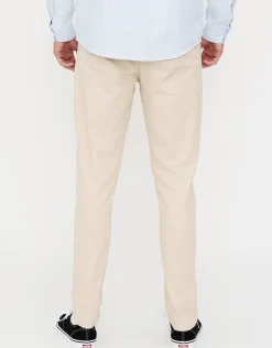 Organic Tapered Fit Chinos in Caramel