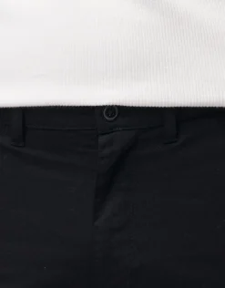 Organic Tapered Fit Chinos in Charcoal 002
