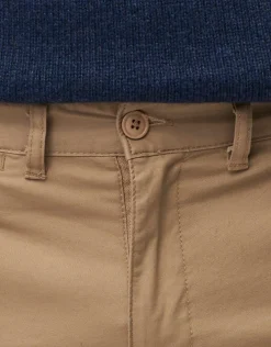 Organic Tapered Fit Chinos in Charcoal 002