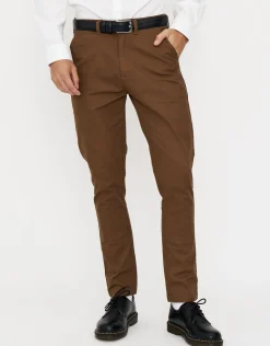 Organic Tapered Fit Chinos in Tan