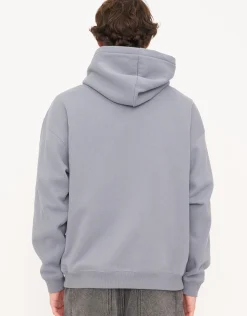 Oversized Heavyweight Plain Hoodie in Ivy