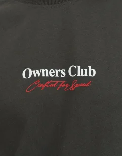Owners Club Relaxed Fit T Shirt in Pewter Grey