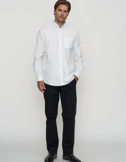 Oxford Stretch Long Sleeve Shirt in Sage