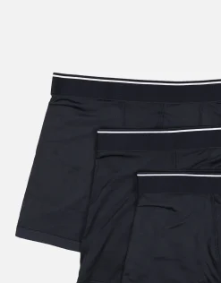 3 Pack Plain Every Day Trunks in Black
