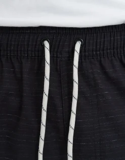 Palm Badge Swim Shorts in Black
