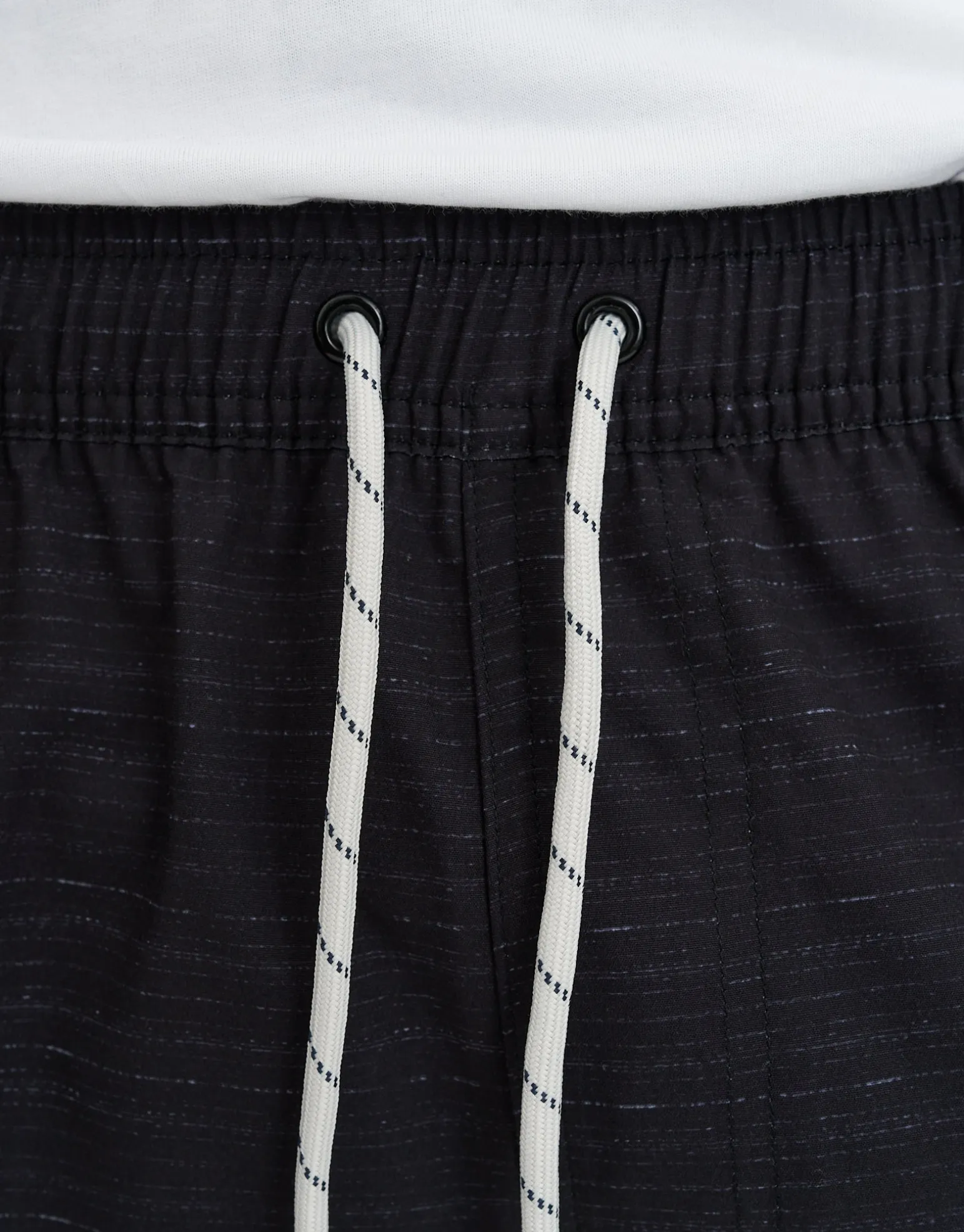 Palm Badge Swim Shorts in Black