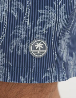 Palms Swim Shorts in Blue