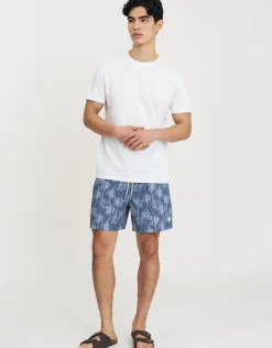 Palms Swim Shorts in Blue