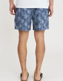 Palms Swim Shorts in Blue