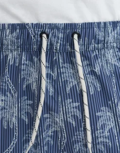 Palms Swim Shorts in Blue