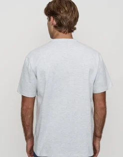 Perfect Relaxed Fit T Shirt in Snow Marle