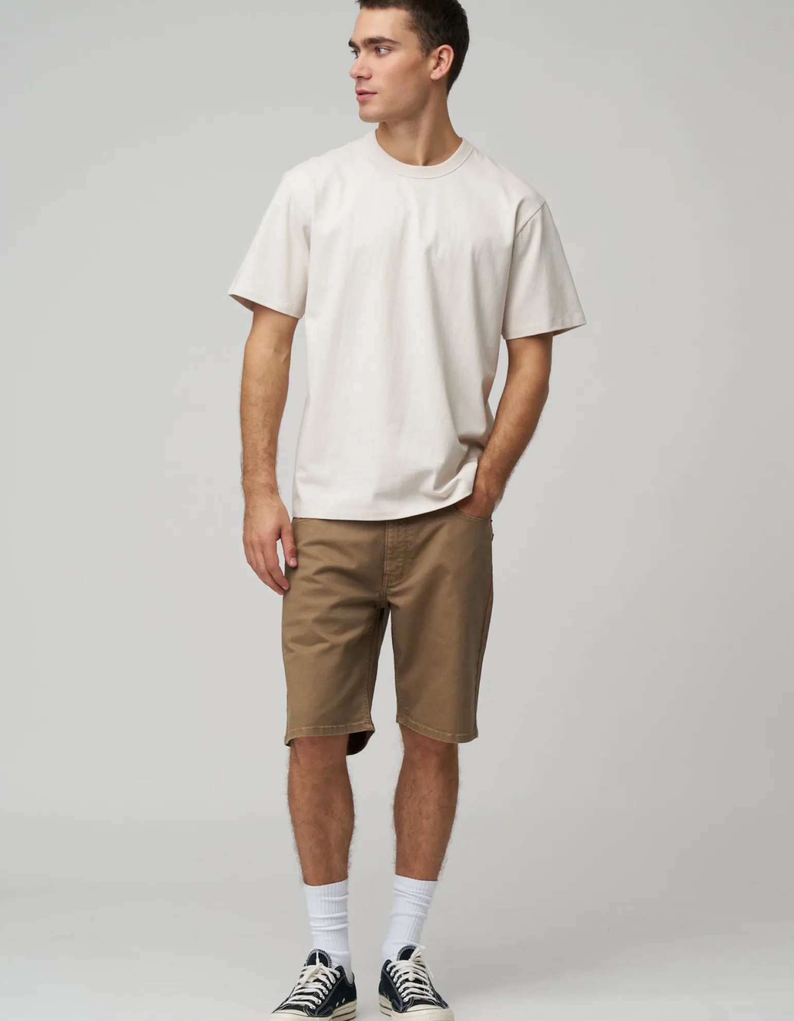 Perfect Relaxed Fit T Shirt in Cloud