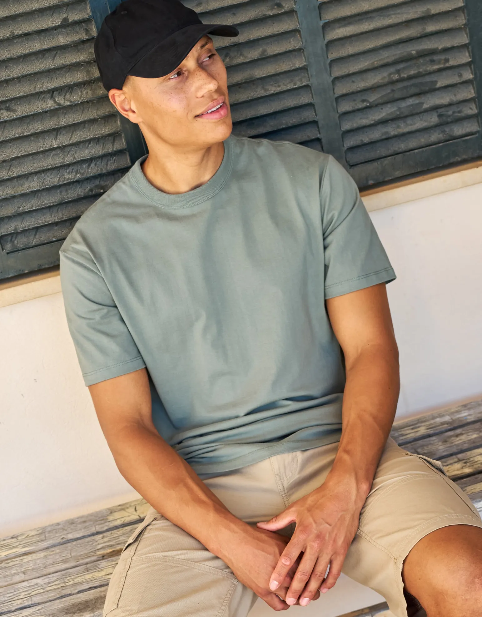 Perfect Relaxed Fit T Shirt in Cloud