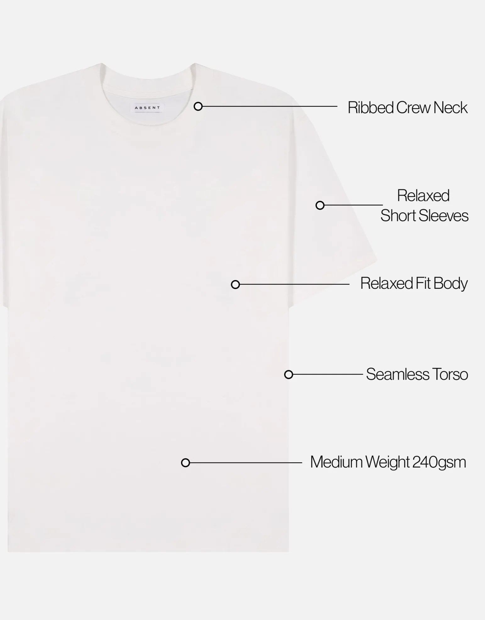 Perfect Relaxed Fit T Shirt in Cloud