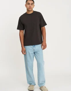 Perfect Signature Tee in Dark Cobalt