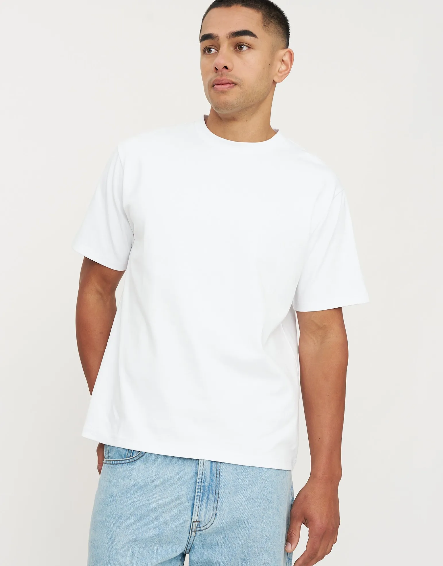 Perfect Signature Tee in Dark Cobalt