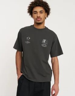 Performance Racer Tee in Pewter Grey