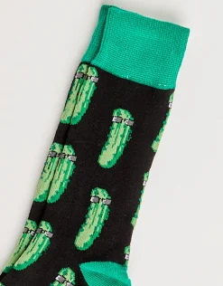 Pickles Dress Socks in Green