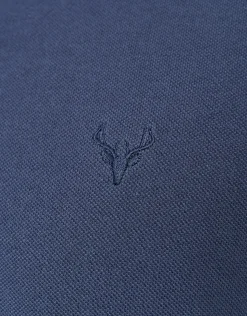 Pique Short Sleeve Polo in Black