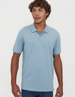 Pique Short Sleeve Polo in Black