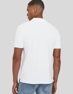 Pique Short Sleeve Polo in Black