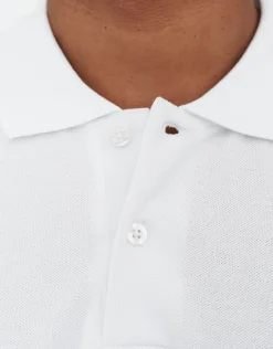 Pique Short Sleeve Polo in Black