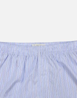 Plaid Print Boxers in Black