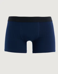 Plain Cotton Stretch Boxers in Black