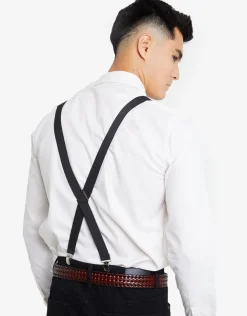 Plain Formal Suspenders in Black