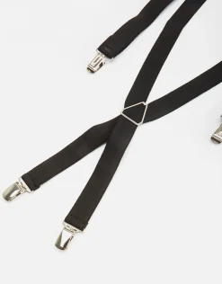 Plain Formal Suspenders in Black