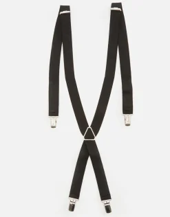 Plain Formal Suspenders in Black