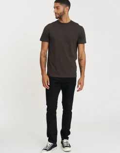 Plain Slim Fit T Shirt in Majolica Blue