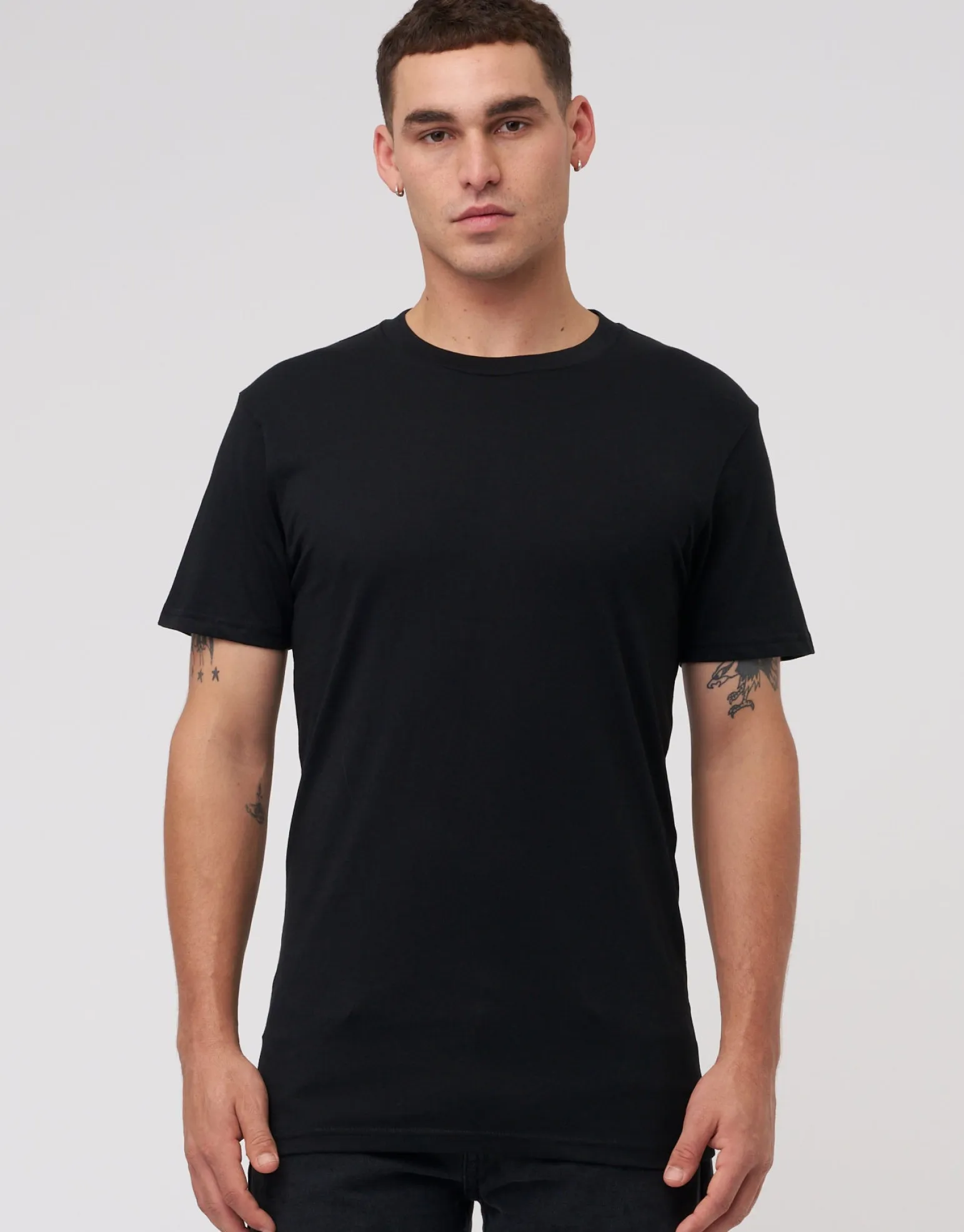 Plain Slim Fit T Shirt in Majolica Blue