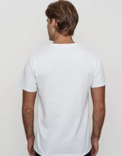 Plain Slim Fit T Shirt in Majolica Blue