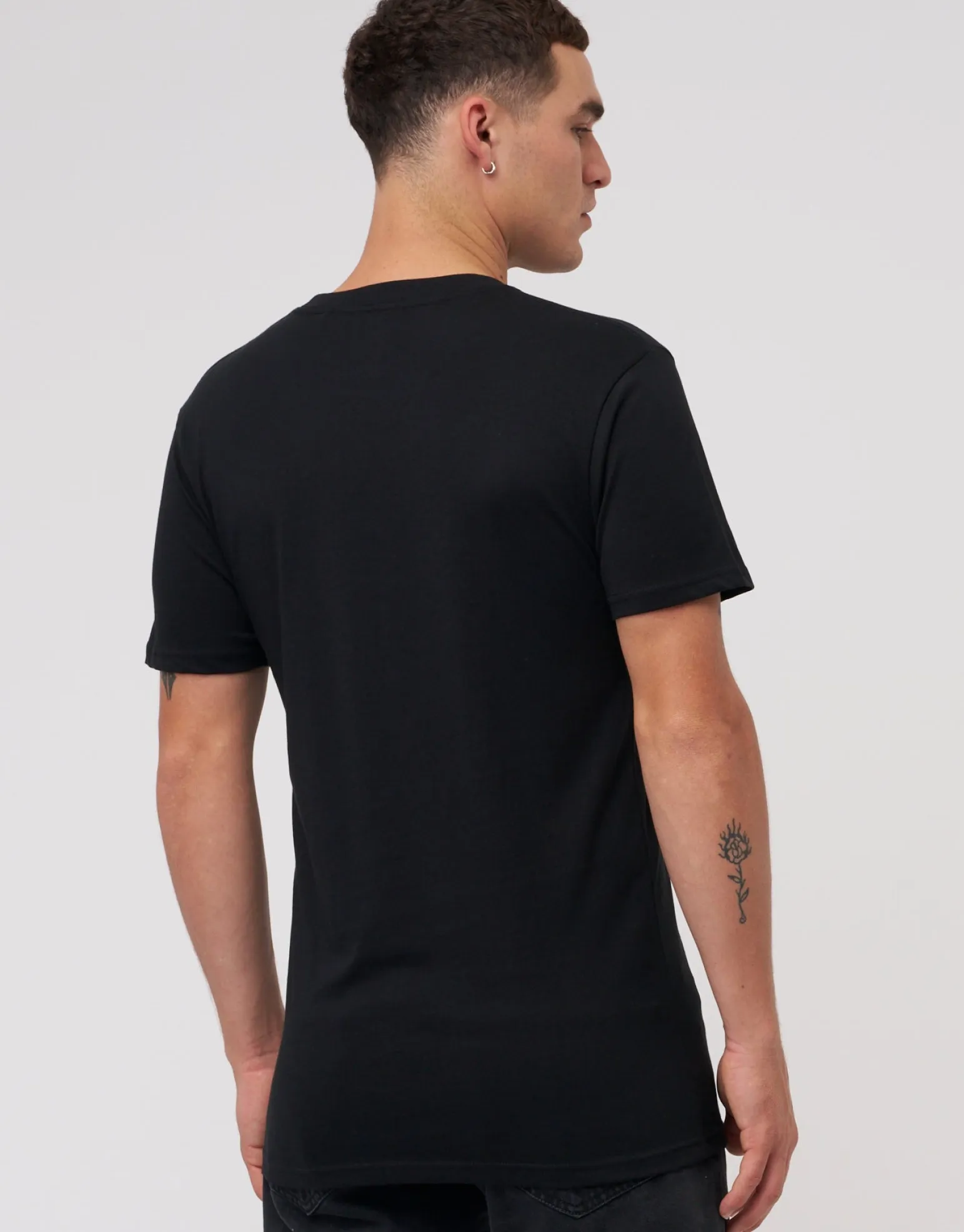Plain Slim Fit T Shirt in Majolica Blue