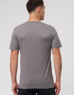 Plain Slim Fit T Shirt in Navy
