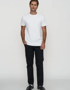 Plain Slim Fit T Shirt in Navy