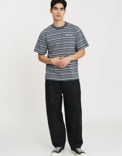 Players Club Stripe Print T Shirt in Multi