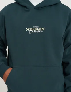 Redstar Racer Oversized Hoodie in Black