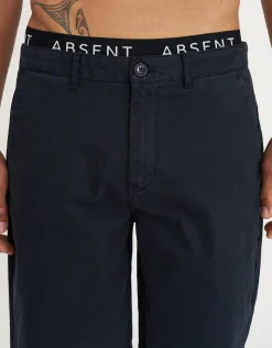 Regular Fit Stretch Chino Shorts in Navy