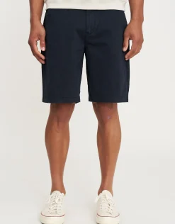 Regular Fit Stretch Chino Shorts in Black