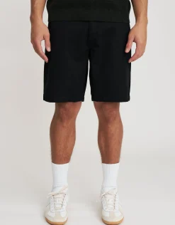 Regular Fit Stretch Chino Shorts in Navy 002